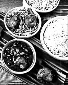 Chicken Manchurian Rice