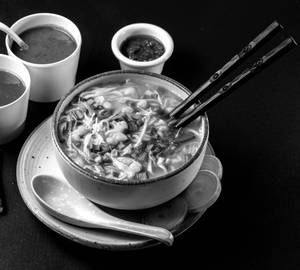 Veg soup chow