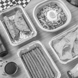 Veg Platter 2 with Churros & Drinks
