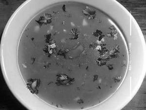 Veg Burnt Garlic Soup