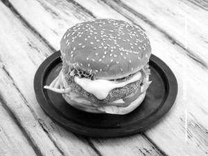 Chicken Schezwan Cheese Burger
