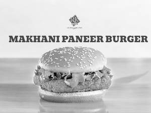 Makhani Paneer Burger