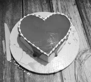 Strawberry Heart Love Cake