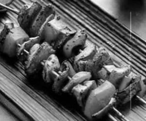 Mushroom Achari Tikka