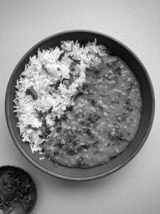 Dal tadka with rice