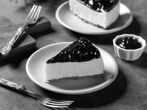 Blueberry Cheesecake Slice