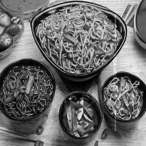 Veg Triple Schezwan Noodles