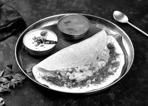 Ghee Karampodi Masala Dosa