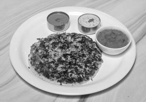 Ghee onion uthapam