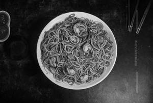 Hakka Noodles Prawns
