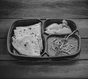 Sev Tamatar With 3 Phulka And Salad