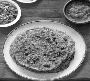Masala Parathas Thali