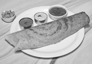 Ghee roast masala dosa