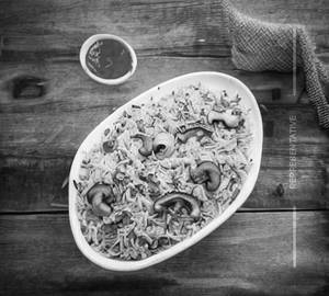 Mushroom Schezwan Fried Rice