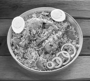 Chicken Biryani With Egg(250g.)
