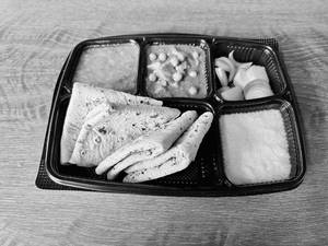 Matar Paneer Thali