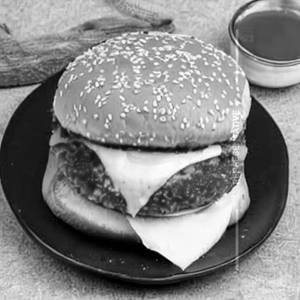 Egg Schezwan Cheese Burger
