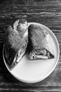 Paneer Tikka In Multigrain Wrap