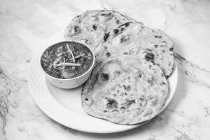 Kadhai Paneer With 3 Butter Roti