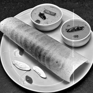 Open Butter Masala Dosa