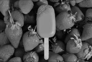 Strawberries And Cream Popsicle