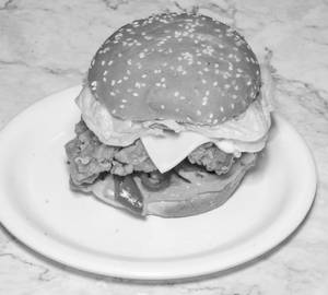 Hot and spicy burger