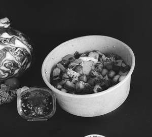 Sizzling paneer salad