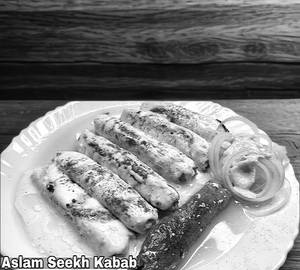Mutton kebab cream butter