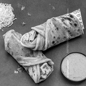 Masala butter chaap roll