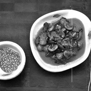 Baby Corn Mushroom Spinach in Dragon Sauce