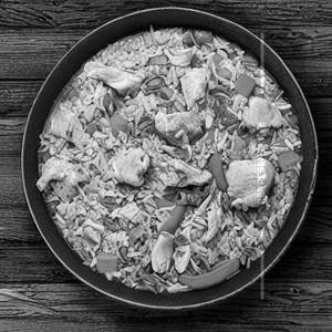 Chicken Stew Fried Rice