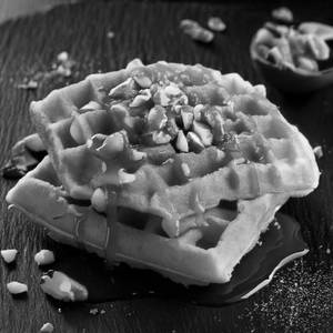 Caramel Nut Waffle