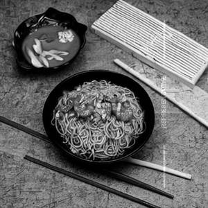 Oyster Sauce Noodles Prawns