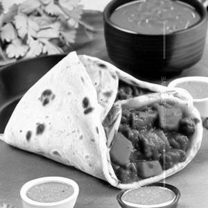 Veg makhani wrap