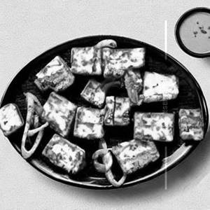 Tandoori Mashroom Paneer Cheese Chilly