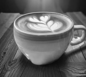 Vanilla Flavour Hot Coffee