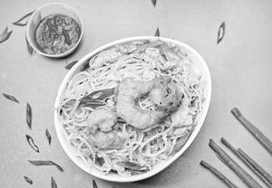 Hakka Noodles [Prawns]