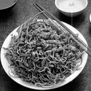 Beef fried noodles