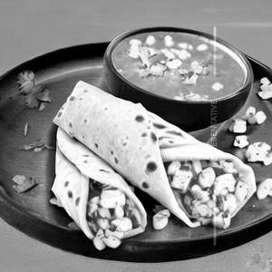 Cheese Corn Paneer Wrap