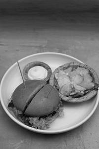 Portobello & Truffle Burger