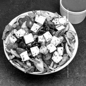 Paneer greek salad