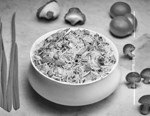 Mushroom Tomato Fried Rice