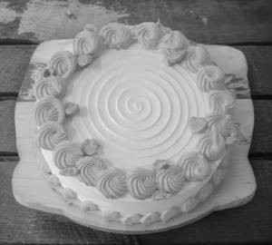 Vanilla round cake [450 g]
