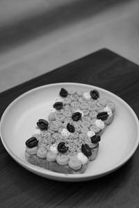 Hummus, Ricotta, Olives & Caper Salt On Toast