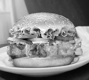 Peri peri paneer burger