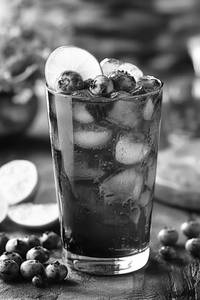 Blueberry iced tea
