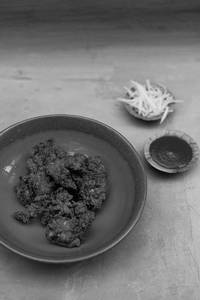 Fried Chicken Nuggets, Kacha Pepe Slaw, Hot Sauce