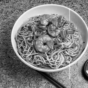 Prawn Singapore Noodless