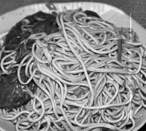 Garlic Noodles & Manchurian
