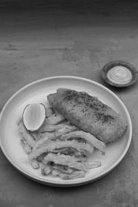Battered Bhetki, Sienna Fries, Tartar